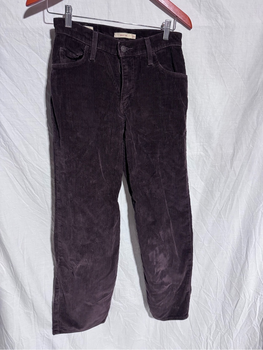 Levi’s Baggy Dad brown corduroy pants Size 23